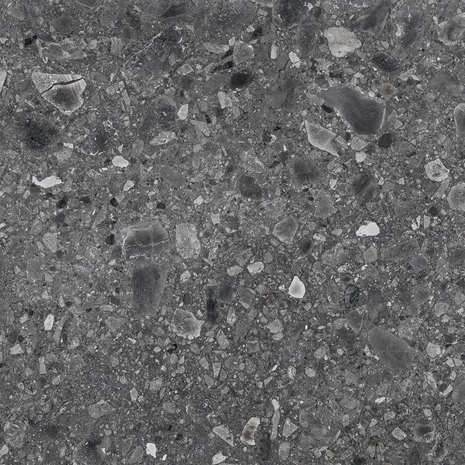 Керамогранит Чеппо Неро ПРО графитовый матовый структурный 2/b 60x60