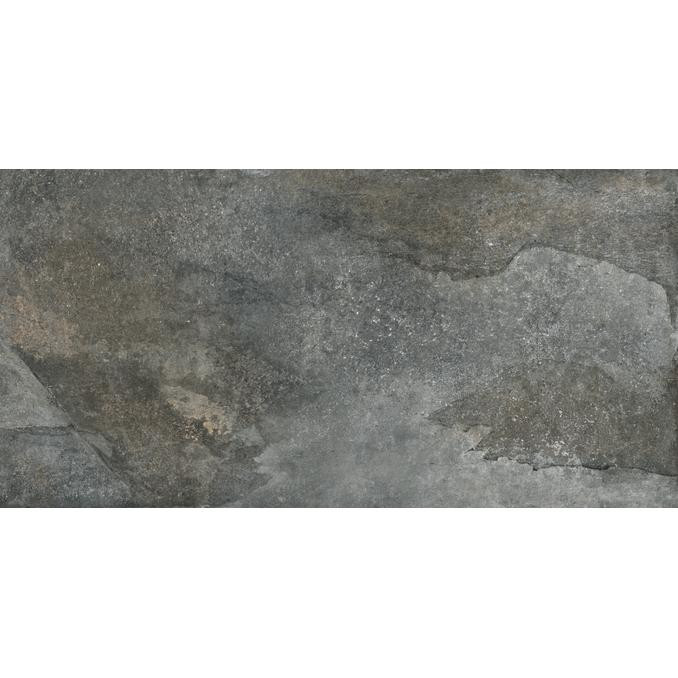 Керамогранит Шторм Грей ПРО тёмно-серый матовый структурный /b КР 59,50x119,10