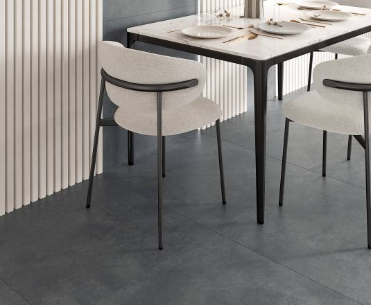 Керамогранит Конкрит Кураж Графит графитовый матовый 80x80