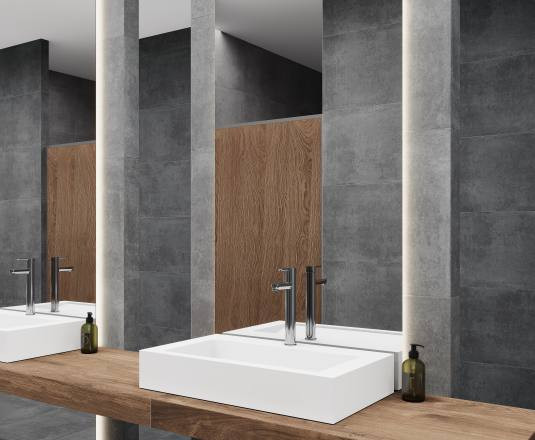 Керамогранит Бетоника Графит ПРО графитовый матовый 1/a 120x120