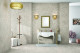 Керамогранит Maimoon Ceramica Карвинг Дэстил Сильвер/Carving Destil Silver 80x160 см