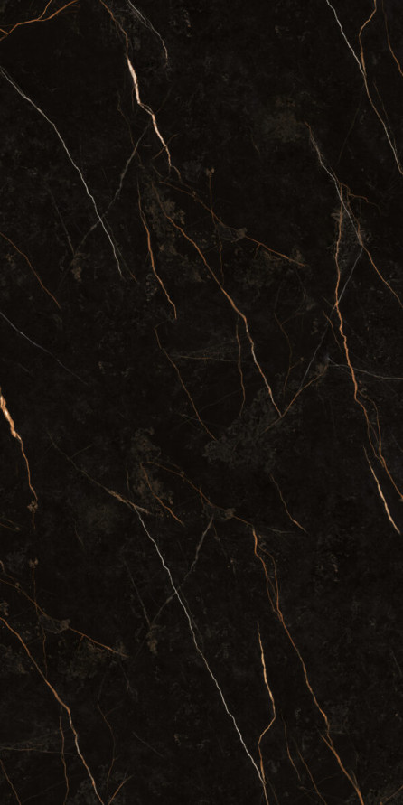 Керамогранит Maimoon Ceramica Слэб Стратум Порторо Полированный/Slabs Stratum Portoro Polish 120x280 см