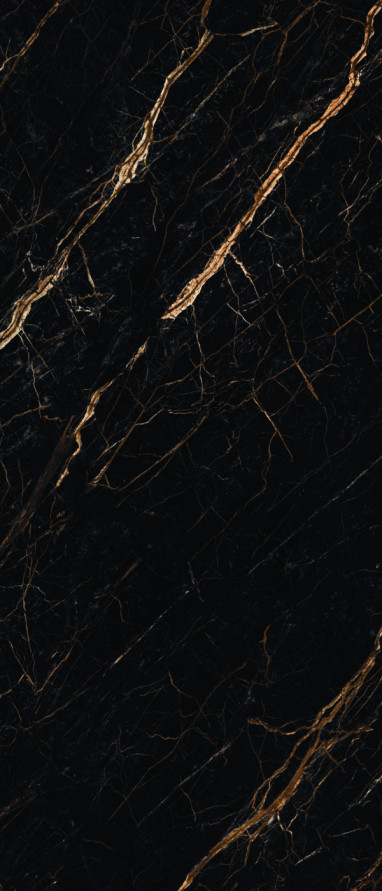Керамогранит Maimoon Ceramica Слэб Магма Блэк Полированный/Slabs Magma Black Polish 120x280 см