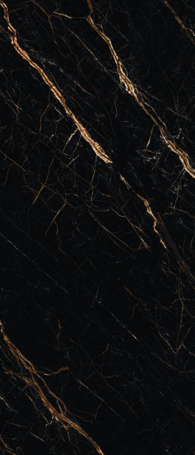 Керамогранит Maimoon Ceramica Слэб Магма Блэк Полированный/Slabs Magma Black Polish 120x280 см