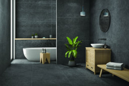 Керамогранит Maimoon Ceramica Гранолит Мурано Неро/GRANOLITH Murano Nero 80x160 см