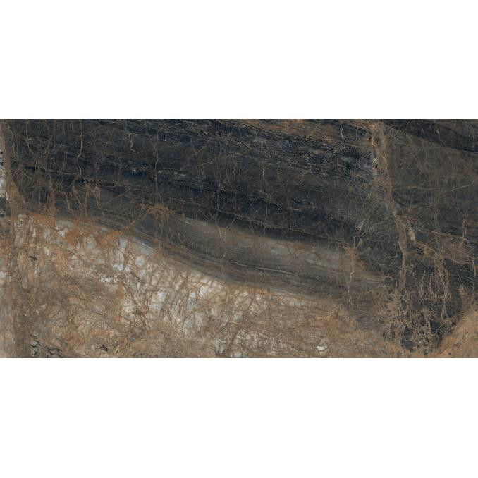 Керамогранит Лунар Маррон коричневый матовый+гл.чернила 80x160