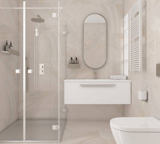 Керамогранит Оникс Куин Крим кремовый полированный 60x120