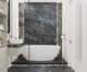 Керамогранит Ригел Азул синий матовый+гл.чернила 80x160
