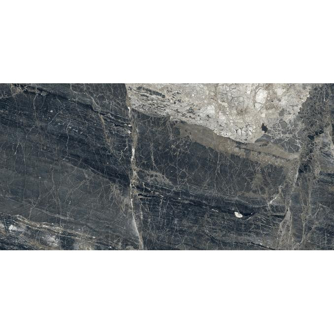 Керамогранит Лунар Неро графитовый матовый+гл.чернила 80x160
