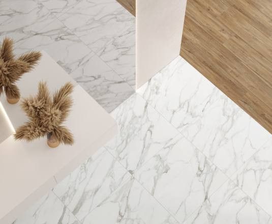 Керамогранит Энджел Бланко белый матовый 59,50x119,10
