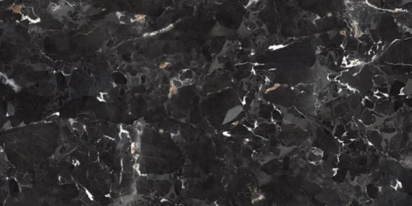 Керамогранит Maimoon Ceramica ХайГлосси Империал Блэк/Imperial Black 120х60 см