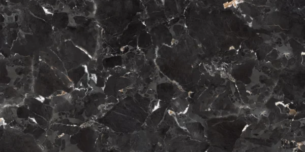 Керамогранит Maimoon Ceramica ХайГлосси Империал Блэк/Imperial Black 120х60 см