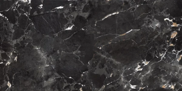 Керамогранит Maimoon Ceramica ХайГлосси Империал Блэк/Imperial Black 120х60 см